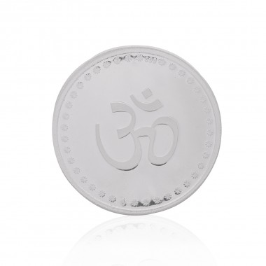 24K 10 GRM Sterling Silver Coin- 999 Purity 